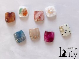 フット2本アート