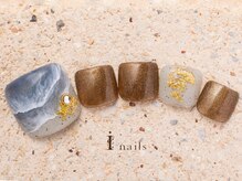 アイネイルズ 町田店(I nails)/シック海デザインFOOT8480円 