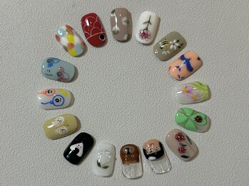 カラ ネイル 中津店(calla nail)/5月季節のアート