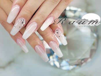 ラウム(Raum)/うる艶ワンカラーにアート2本♪