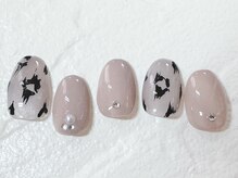ビューティーネイルサロン クリアーズ(Clears)/レオパード&マグネットネイル