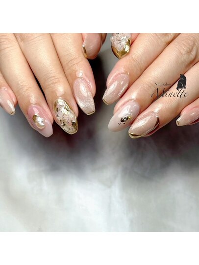 K18YG ゴールドチャーム ブルーオーロ  