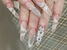 カカネイルズ(Kaka nails)の雰囲気(【8500円何度でも長さだしワンカラー】韓国風/ワンホン/スカルプ)