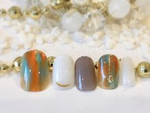 ブレス 天童店(BLESS)/絶妙な色合い！カジュアルネイル