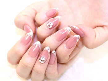 ネイルサロン ドルチェネイル 柏店(Dolce.Nail)/うるうる♪ガラスフレンチ☆