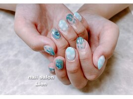 ドロドロネイル&雲ネイル