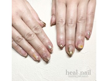 ヒールネイル(heal nail)/ニュアンスもやもやnail.