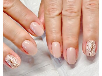 ラヴィネイル(La Vie Nail)/ヌーディーネイル/ワンカラー