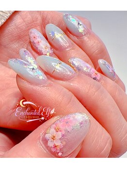 ネイルエルフ(Nail Aelf)/【三郷駅】桜ネイル