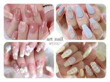 Relie eyelash & nailの雰囲気（持ち込みデザインもお気軽にご相談ください♪）