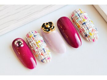 プレンティー 北千住西口店(plenty)/ツイードネイル