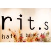 リッツヘアアンドビューティーサロン(rit.s hair&beauty salon)ロゴ