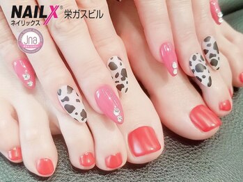 ネイリックス 栄ガスビル(NAILX)/ダルメシアンネイル☆