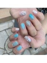 ビューティームーン(beauty moon)/人魚の鱗ネイル＊