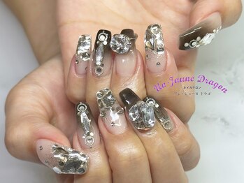 アン ジョーヌドラゴ/【自爪ネイル】ブラックネイル