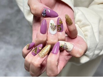 シャルノア バイ マイア(charnoa by maiA)の写真/【府内】当店一番人気★持ち込みデザインやり放題¥7900◆長さ出しもリーズナブルに美爪へ♪