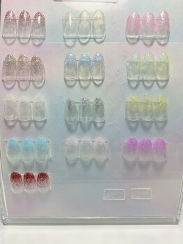 ミュウ(Miu)の写真/【ご新規様限定！13色から選べるラメグラデーション(ハンドケア&オフ込み)¥3850★】お得に可愛い指先に♪