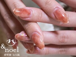 血色感 もやもやネイル