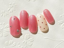 スプリングカラーネイル