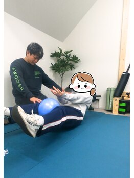 ヘラクレス (HERAKLES)/女性向け筋トレ指導中の風景！