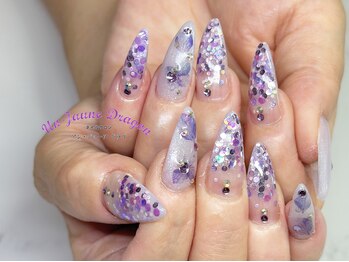 アン ジョーヌドラゴ/【ロングネイル】梅雨ネイル