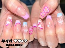 ネイルマフィア 原宿(NAIL MAFIA)/ゆめかわ/Y2K/春カラー/雲