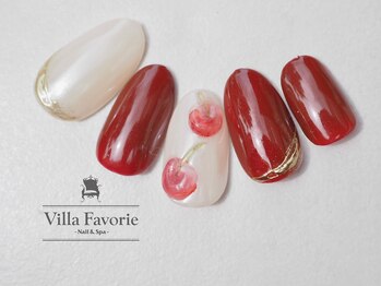 ヴィラファボリエ 白金台(Villa Favorie)/さくらんぼネイル