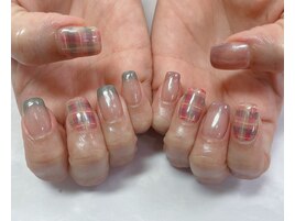 チェックネイル