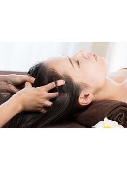 ヘッドスパで癒されたい