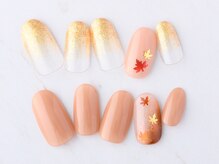 ダッシングディバ 汐留シティセンター店(DASHING DIVA)/紅葉（もみじ）ネイル