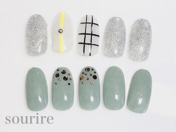 スリール(sourire by PRESS NAIL&EYELASH)の写真/[写真:¥5900]何度でも同価格☆完全定額制・時短サロン◆【オフ込!定額¥4900/¥5900/¥6900(フットは+¥1000)】