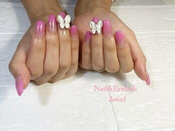 ジュウェル 宜野湾店(Nail Salon Jewel)/ピンクグラデーション