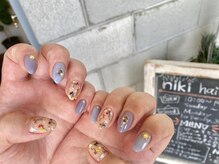 ニキ ヘアー ネイル(niki hair nail)/押し花ネイル