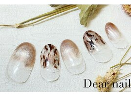 レオパード×マグネットネイル