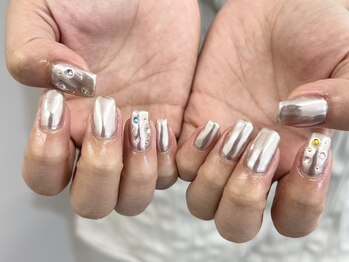 シルバーミラー×ストーン