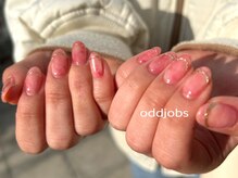 オッドジョブス ネイルアンドアイラッシュ 府中店(odd jobs Nail & Eyelash)/【パラジェル】マーブル