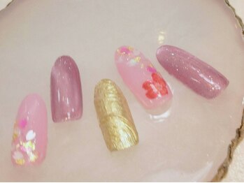 ネイル ラグーン 大泉学園(nail Lagoon)の写真/【定額M¥7500(新規)】シンプルからニュアンスアートまで充実◎その時の気分に合わせて選べる定額ネイル♪