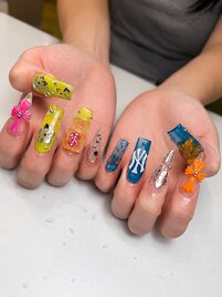 【スカルプ】Y2Kネイル