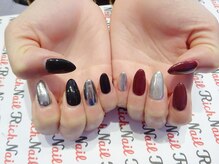 ネイル リッチ(Nail Rich)/アシメミラーネイル☆