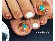 ネイルサロン ビビ(bibi)/秋もターコイズが人気です！