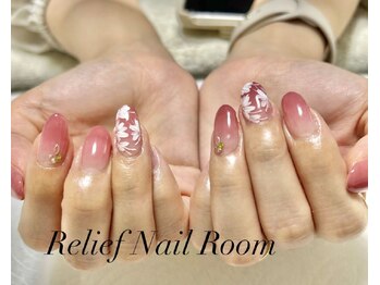 リリーフネイルルーム(RELiEF NAiL ROOM)/Simple &nbsp;Nail