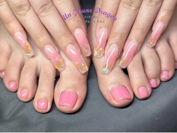 アン ジョーヌドラゴ/【ロングネイル】ちゅるんネイル