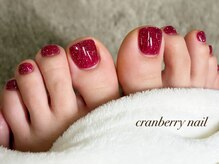 クランベリーネイル 代官山 恵比寿(cranberry nail)/キラキラフラッシュネイル