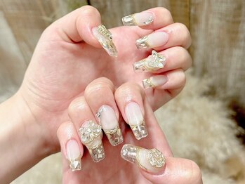 ソアラスネイル(Soaras Nail)の写真/【ワンカラー、ラメグラ¥9500★アート付け放題¥11000～】長さ出しはジェルチップ、アクリル選択可能♪