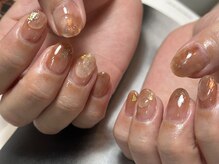 デューネイルスタジオ(dew nail studio)/秋オレンジニュアンス