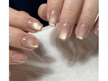 ミャウネイル(Miaou nail)の写真/SNSで話題の微粒子マグネット取扱い有り♪ワンカラーでも映える“うるうるツヤツヤ”な可愛さが大人気！