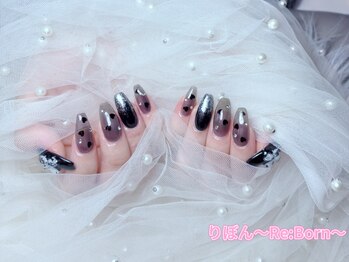 りぼん(Re:Born)の写真/チーク、ベイビーブーマー、オーロラ、ガラスフレンチ、チェック、ツイードなどトレンドデザイン多数★