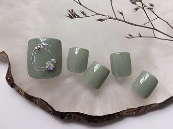 ディアリリー(Dia Rily)/【フット】ワンポイントネイル