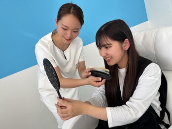 ホワイトニングカフェ 奈良新大宮店(WhiteningCafe)/☆施術前に歯のトーンチェック