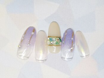 ネイルライフ(NailLife)/梅雨ニュアンス